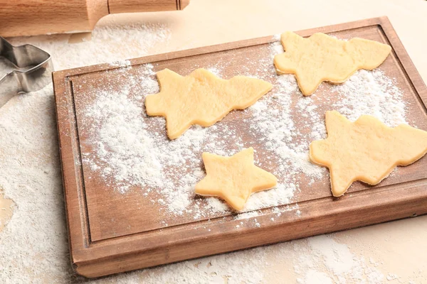 Noel kurabiye pişirme — Stok fotoğraf