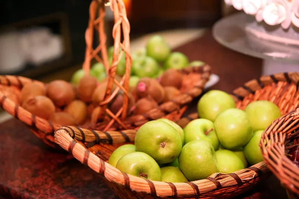 Different kinds of fruits at buffet — Stock Photo, Image