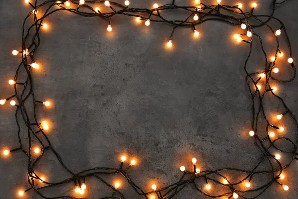 Luces de Navidad brillando — Foto de Stock