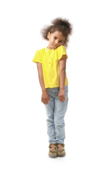 Cute little African girl — Stock Photo, Image