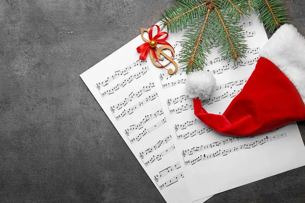Концепция рождественских песен — стоковое фото