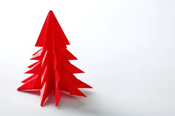 Рождественская елка из бумаги — стоковое фото