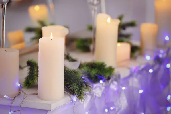 Kerstversiering-interieur — Stockfoto