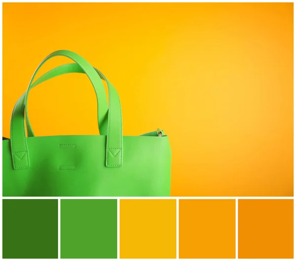Paleta com cor verde — Fotografia de Stock