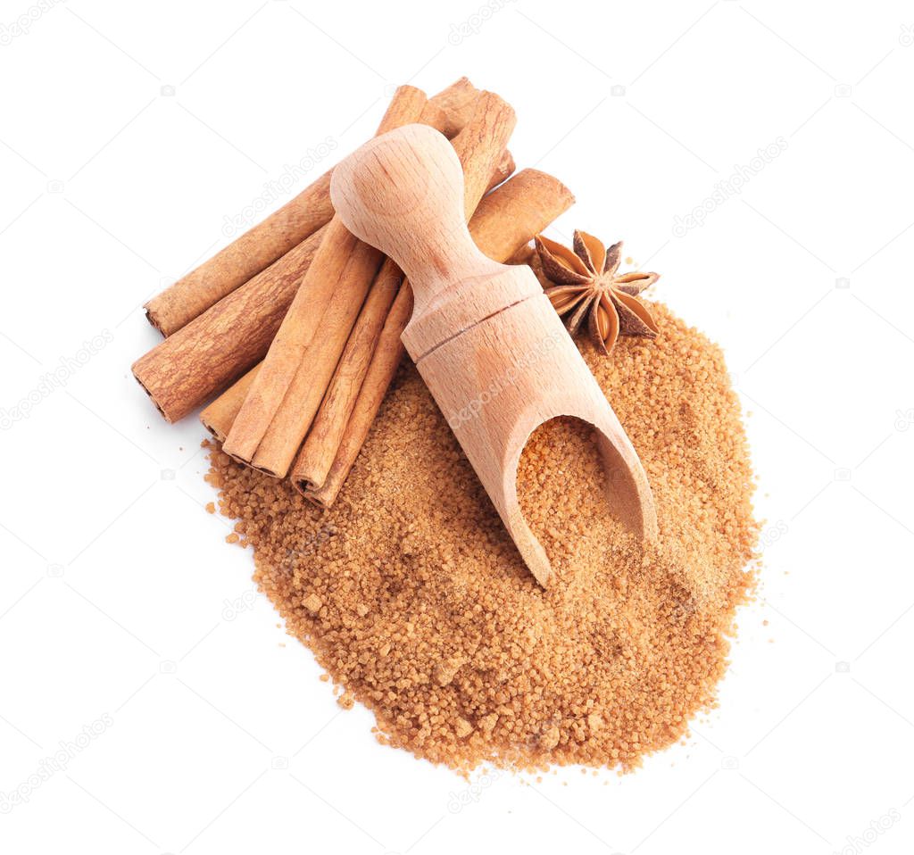 Composition with cinnamon sugar 