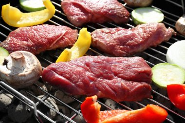 Ham lezzetli beefsteaks