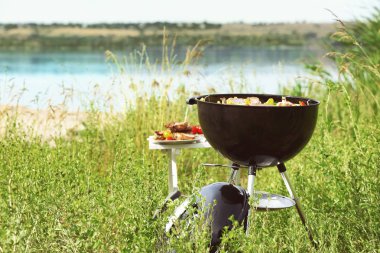 Barbekü ızgara et 
