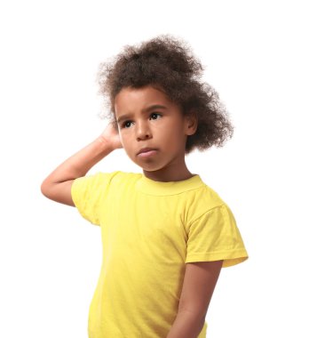 sevimli küçük Afrikalı kız 