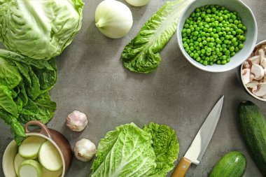 Lahana çorbası için malzemeler