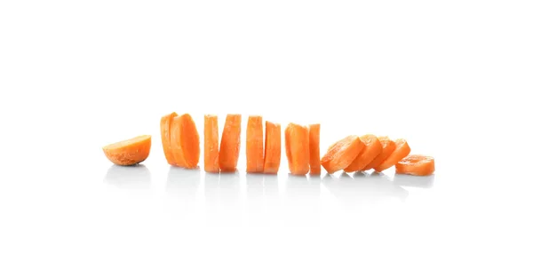 Zanahoria fresca picada —  Fotos de Stock