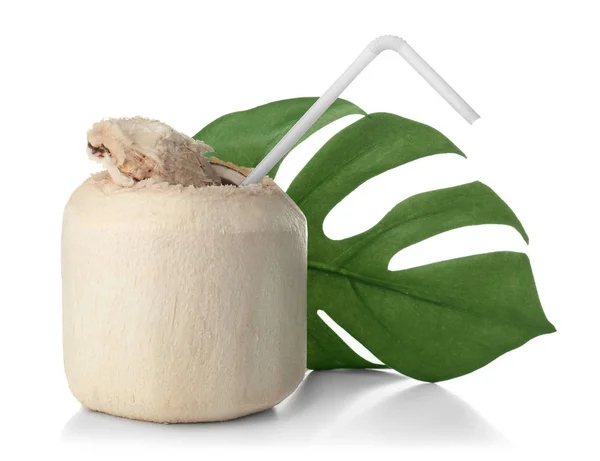 Composition with fresh coconut — Stock Photo, Image