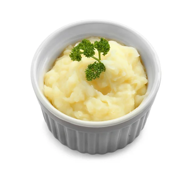 Ramekin with mashed potatoes — Stock Photo, Image