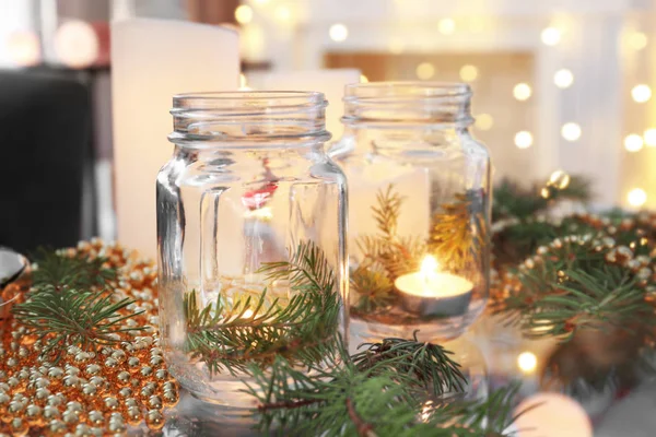 Christmas decorations at home — Stock Photo, Image