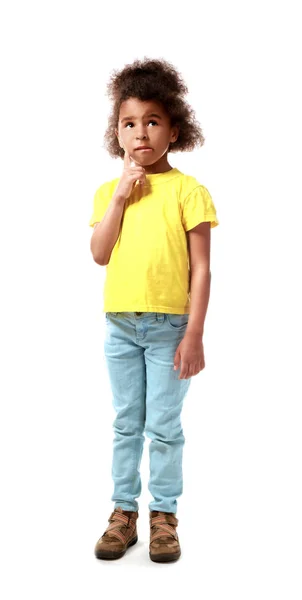 Cute little African girl — Stock Photo, Image