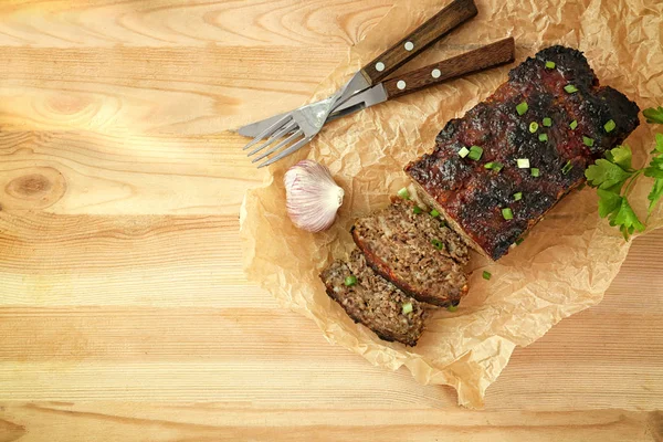 Sabroso pastel de carne de pavo horneado —  Fotos de Stock