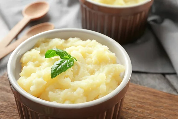 Ramekin met aardappelpuree — Stockfoto