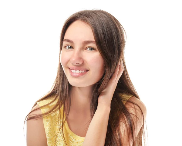 Pretty teenage girl posing — Stock Photo, Image