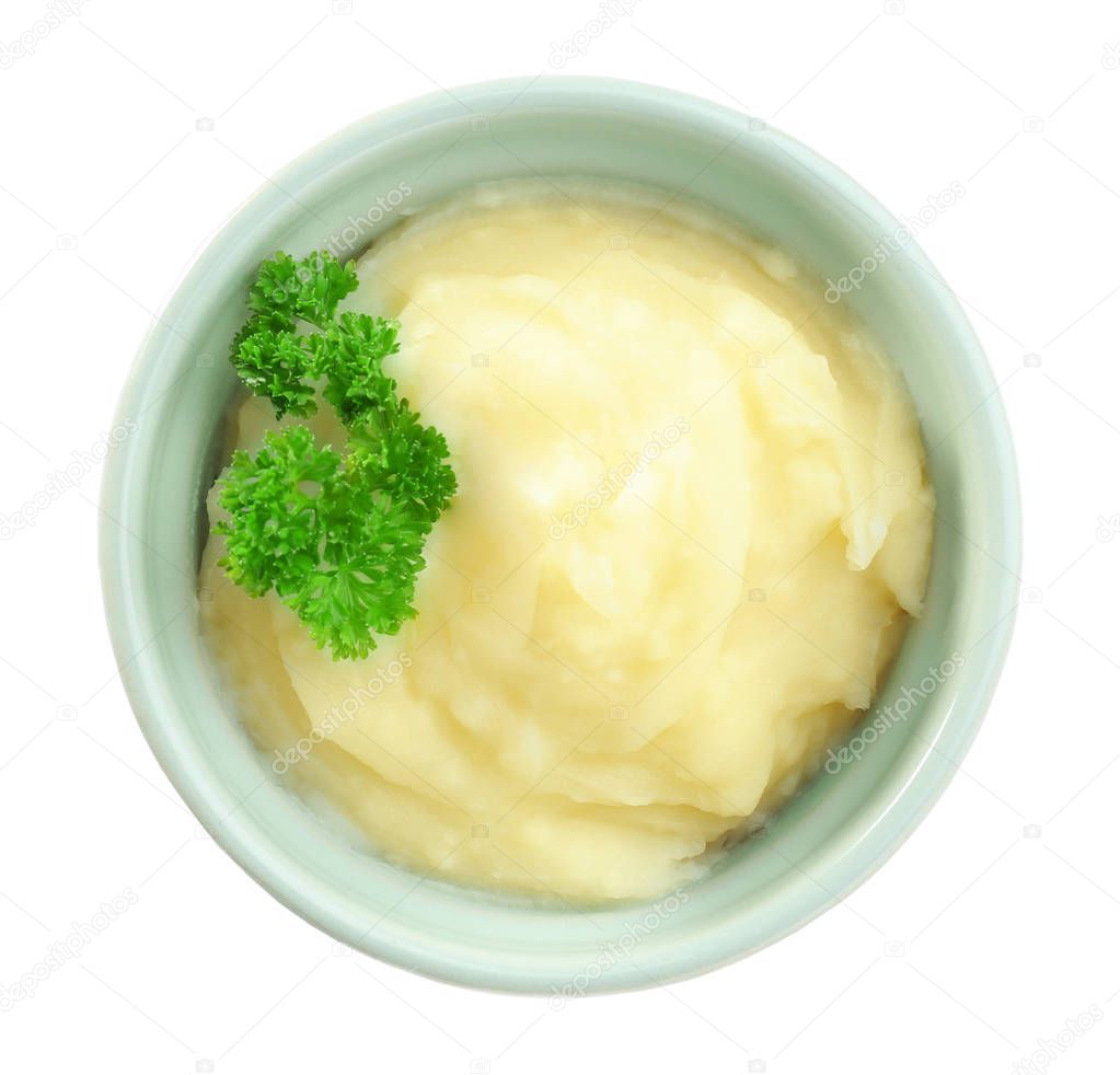 Ramekin with mashed potatoes 