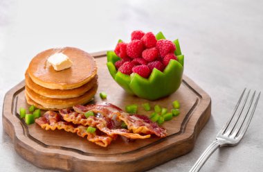 Lezzetli kahvaltı krep ile 