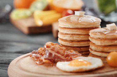 Lezzetli kahvaltı krep ile 