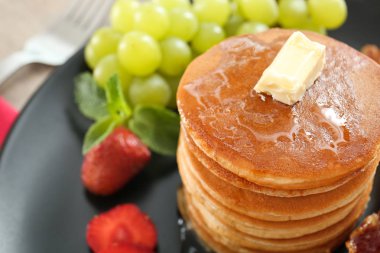 Lezzetli kahvaltı krep ile 