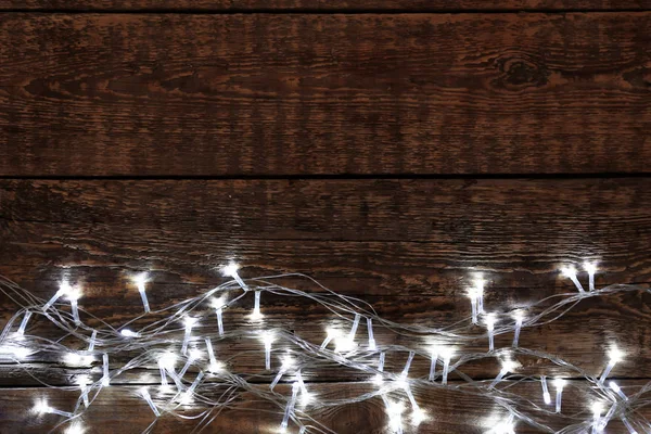 Christmas lights glowing — Stock Photo, Image