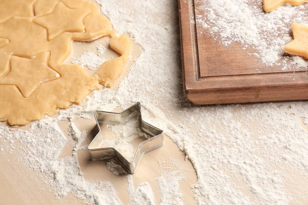Cocinar galletas de Navidad —  Fotos de Stock