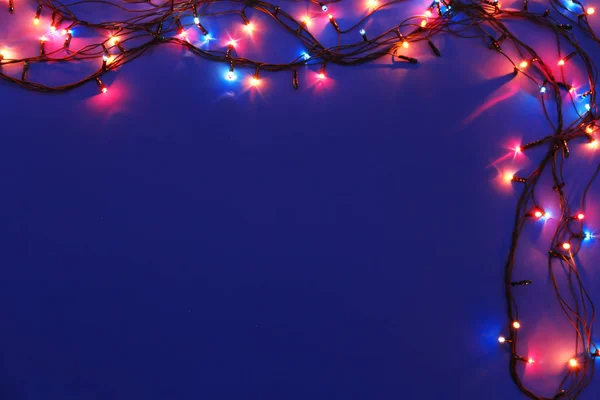 Julbelysning glödande — Stockfoto