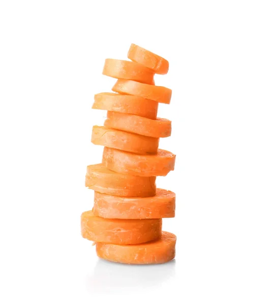 Zanahoria fresca picada —  Fotos de Stock