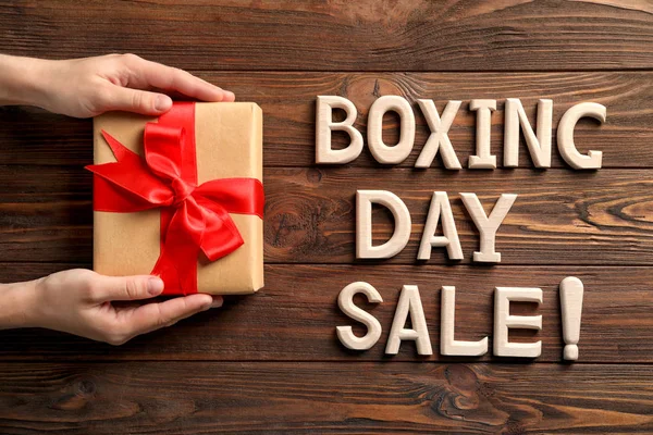 Szöveg Boxing Day Sale — Stock Fotó