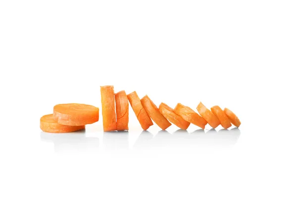 Zanahoria fresca picada — Foto de Stock