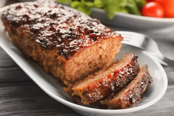 Lekkere gebakken Turkije meatloaf — Stockfoto