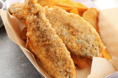 Lezzetli kızarmış balık