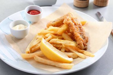 Lezzetli kızarmış balık