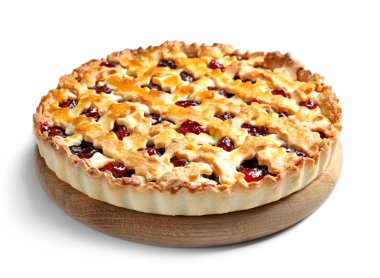 lezzetli vişneli pasta 