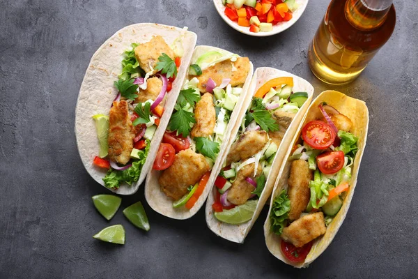 lezzetli balık tacos 