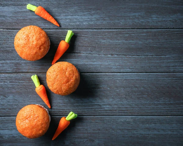 Delicious carrot muffins — Stock Photo, Image