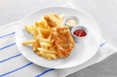 Lezzetli kızarmış balık