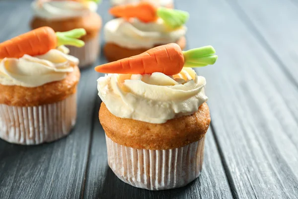 Νόστιμο καρότο cupcakes — Φωτογραφία Αρχείου