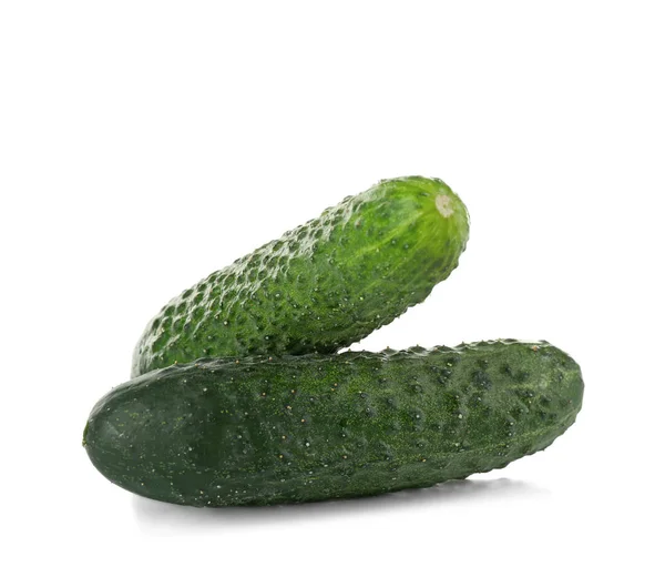 Ripe fresh cucumbers — Stock Photo, Image