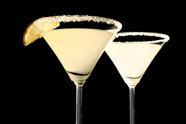 Lunettes de martini goutte de citron — Photo
