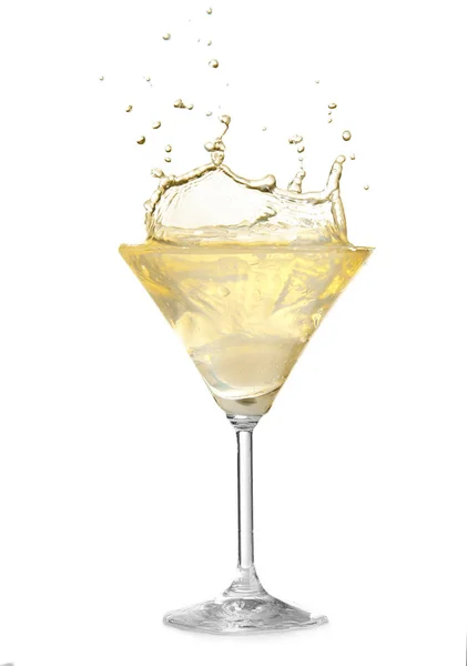 レモン ドロップ マティーニのグラス — ストック写真