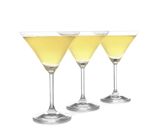 Glazen lemon drop martini — Stockfoto