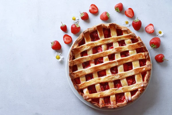 Ízletes strawberry kör — Stock Fotó