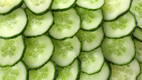 Fresh cucumber on white — Stock Photo, Image