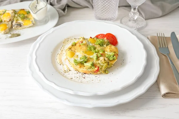 Gustosa casseruola di broccoli — Foto Stock