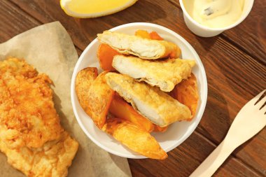 Lezzetli kızarmış balık