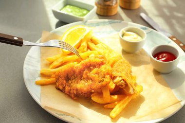 Lezzetli kızarmış balık