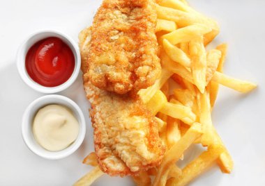 Lezzetli kızarmış balık