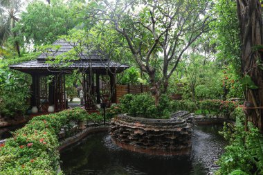 Tropikal Resort güzel Bahçe